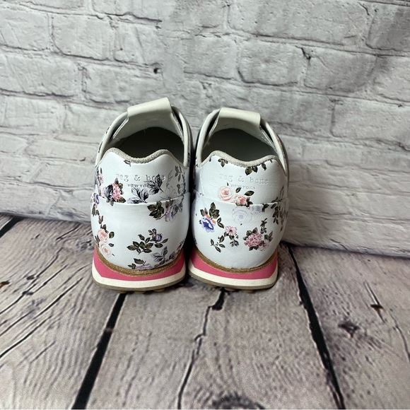 New Rag & Bone Dylan Elastic Runner Floral Slip On Sneakers Size 38 US 8 - Picture 6 of 13